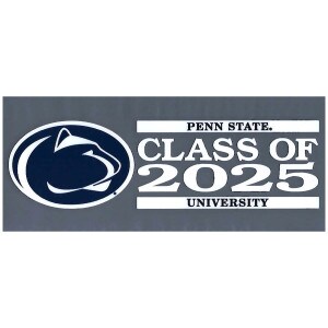 vinyl decal Penn State University Class of 2025 with Athletic Logo